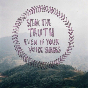 Speak the truth #quotes
