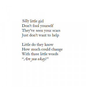 depression thinspo anorexia self-harm scars poetry poem bulima