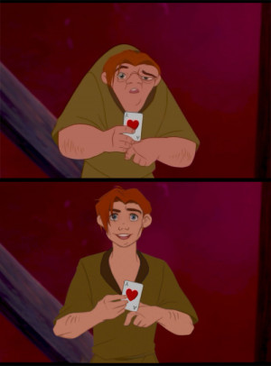 What if Quasimodo got his wish “to be just like everyone else.”?