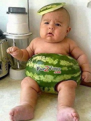 Baby Clothes Watermelon Funny
