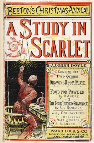 Study in Scarlet from Beeton’s Christmas Annual. Wikimedia Commons