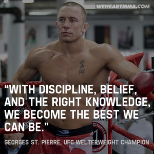 With discipline, belief, and the right knowledge, we become the best ...