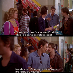 Never been kissed 1999 #Rufus #guy #jamesfranco #quote