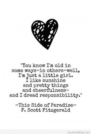 This Side of Paradise Quote