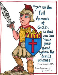 First put on the full armor of God before you take your stand against ...