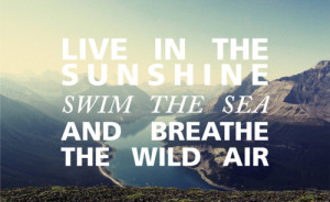 air, drink, fun, lake, live, ocean, quote, sea, summer, sunshine, swim ...