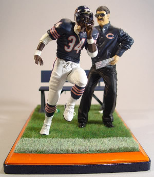 ... are my custom Walter Payton and coach Mike Ditka McFarlane figures