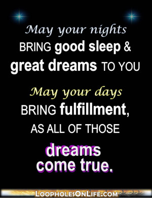Quotes About Dream And Success: May Your Days Bring Fulfillment As All ...