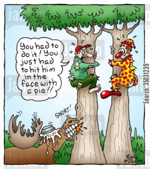 moose cartoon humor: 'You had to do it! You just had to hit him in the ...