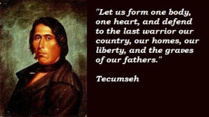 Tecumseh famous quotes 2