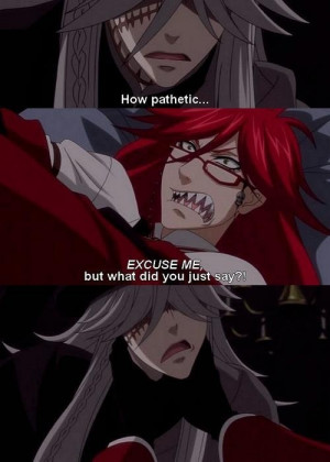 Black Butler ~~ Fighting over being with Will, perhaps? :: Grell VS ...