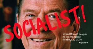 Bloomberg Insider brands Reagan 'socialist'