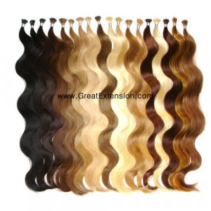 Remy Body Wave I-Tips Hair Extensions