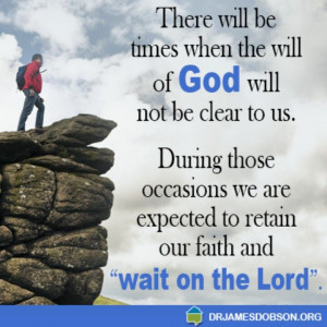 Wait on the Lord!