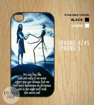 Jack skeleton and selly love quotes Case Available for by XYLINUM