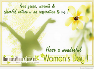 Happy Women’s day to all the women’s around the world, please all ...