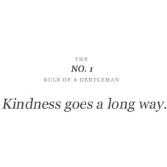 No. 1 Rule of a Gentleman