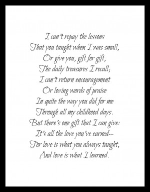 Click here for a printable version of this poem (author unknown).