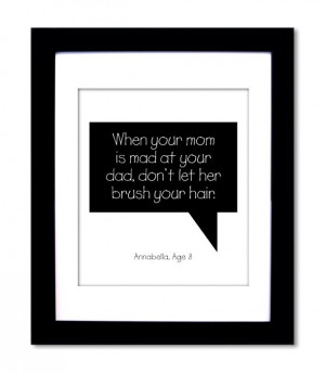 Quote Print. Kids Say the Funniest Things. YOUR Childrens Funny Quotes ...