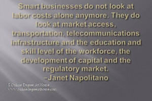 Inspirational education quotes. Smart businesses do not look at labor ...