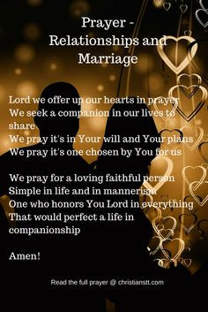 Prayer for Marriage, for a God-Chosen Life Partner