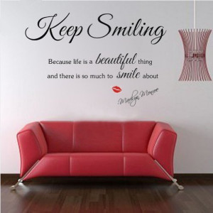 Sexy Lady MARILYN MONROE Quote Wall Sticker Art Decal Home Decor Vinyl ...