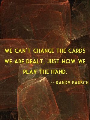 Inspiring quote by Randy Pausch