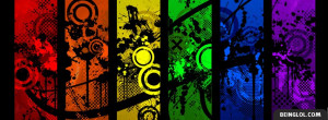 Colorful Panels Profile Facebook Covers
