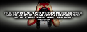 Where Is Mr Right Quote Facebook Cover