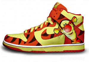 Tigger Nike Dunks by becauseimjay