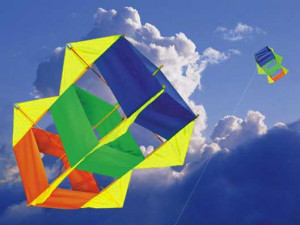 of different shapes. In the picture you can see an example of a kite ...