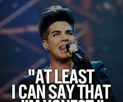 Tagged with adam lambert quotes