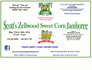 celebration of everything sweet corn with each admission you get