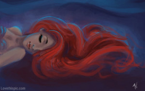 the little mermaid painting