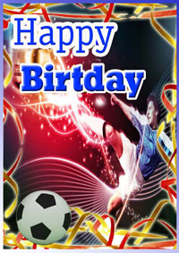 Images The Rams Soccer Print Happy Birthday Cards