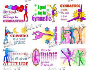 Gymnastics Quotes - 14 Illustration s of Gymnists and their Sport all ...