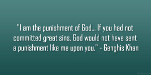 The Punishment God You Had