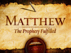 in the gospel of matthew there is specific theme of fulfillment where ...