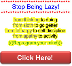 Stop Being Lazy Hypnosis MP3? Click here!