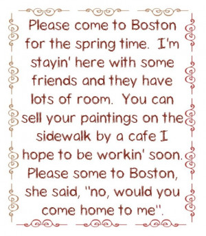 ... Boston - song lyrics, music lyrics, song quotes, music quotes, songs