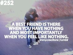 ... me feel unimportant, and for always listening and being there for me