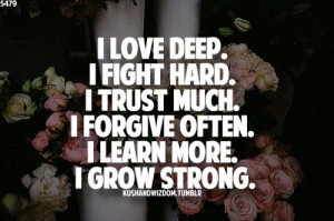 ... grow strong togetherGrowing Strong, Inspiration, Deep Quotes About