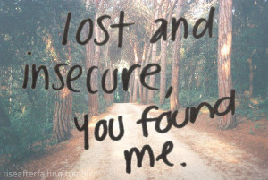 found, insecure, lost, lyrics, the fray, you found me