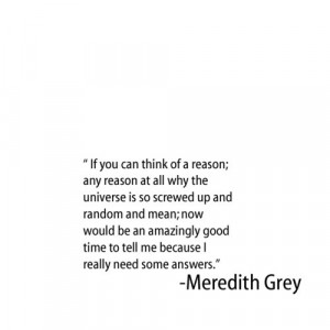Meredith Grey Quotes Pain...