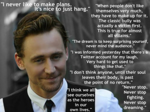 tom hiddleston 2013 | Tom Hiddleston Quotes by ~ApolloNico24601 on ...