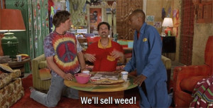 half baked, high, hippie, movie, quote, sell weed, tie dye, weed
