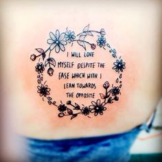 Tattoo! Quote from Shane Koyczan! Absolutely love it! #tattoo #quote ...