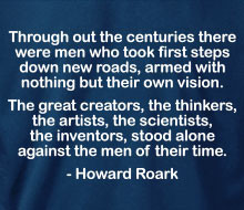 Howard Roark - New Roads (Quote)