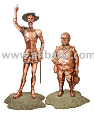 Don Quijote y Sancho pança artesanato