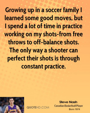 Growing up in a soccer family I learned some good moves, but I spend a ...